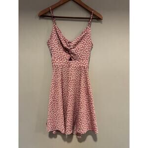 Y2K Babydoll Dress Womens Size S Cottagecore Floral Boho 90s